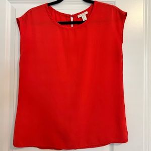 Stylish Saint Tropez Cap-Sleeve Blouse